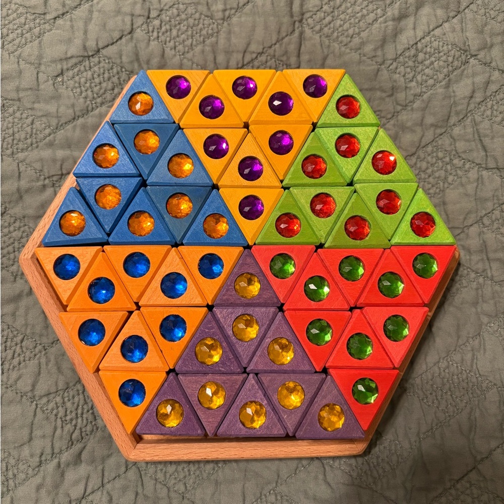 Bauspiel Triangles - set of 54